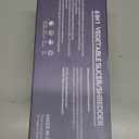 Ourokhome Vegetable Mandolin Slicer, Hand Safe Kitchen Food Shredder with 6 Mandoline Blades, Veggie Waffle Cutter for Potato, Carrot, Zucchini, Onion, Essential Kitchen Gadgets (6 in 1, White)