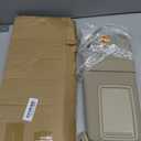 Driver Left Side Sun Visor with Light and Sunroof, Beige Sunvisor for Toyota Venza 2009 2010 2011 2012 2013 2014 2015 2016, Replacement 74320-0T021-A1
