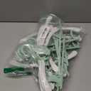 HGYZE Baby Nursery Closet Hangers, Ultra-Thin Non-Slip and Extendable Laundry Infant Pant Hanger for Newborn Clothes -20pcs Green Gifts- Adjustable Children Coat Hanger for Girl Boy Toddler Kids Child