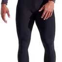 PEARL IZUMI Men's Thermal Tights, Water-Repellent & Insulated with Safety Elements & High-Stretch, No Pad Included (Black, L)