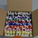 100-Pack 4-Inch Colored Taper Candles | Vibrant Assorted Hues | Ideal for Weddings, Parties, Home Decor & Special Events (Multicolor)