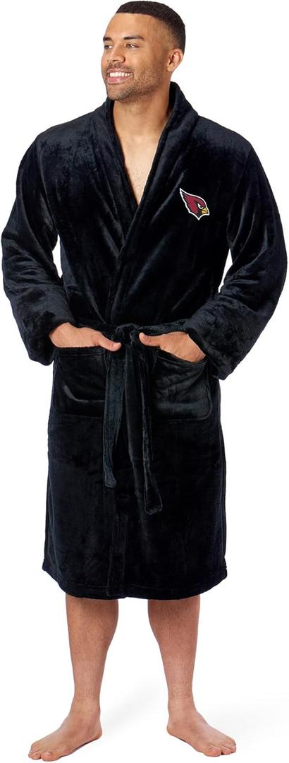 Northwest NFL Arizona Cardinals Unisex-Adult Silk Touch Bath Robe, Large/X-Large, Team Colors