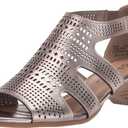 Bella Vita Women's Fashion Casual Heeled Sandal (5.5, Champange Leather)