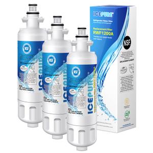ICEPURE ADQ36006101 9690 Water Filter Replacement for RWF2000A Kenmore Elite 46-9690 ADQ36006102, RWF1200A, CLCH106, RWF1052 LFX28968ST LFXS29626S LFXS30766S LFX31925ST LFX31945ST Refrigerator,3PACK