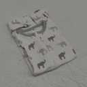 Amazing Baby Transitional Swaddle Sack with Arms Up Half-Length Sleeves and Mitten Cuffs, Small, 0-3 months, 6-14 lbs, Tiny Elephants, Sterling (Arms Up Swaddle, Transition Swaddle Sleep Sack)
