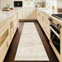 Washable Runner Rug 2x8 Runners for HallwaysVintage Kitchen Runner Rugs with Non-Slip Backing Hallway Runner Rugs,Ultra-Thin Carpet for Bedroom, Entryway,Bathroom,Laundry Room