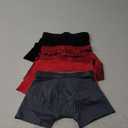 adidas Youth Microfiber Boxer Brief (Multipack) Athletic Underwear for Kids Boys (Small, Upscaled Mix Pure Ruby-bright Red/Black/Pure Ruby Red/Microfiber/Graphic)