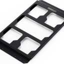 Mounting Plate Compatible with Milwaukee/Packout Toolbox Aluminum Steel Mounting Base Storage Toolbox on Wall or Floor(Half Plate)