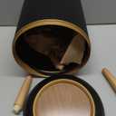 Pukomc Smart Sensor Wastebasket, Convenient and Hygienic Easy to Use, Technology Sensor Waterproof Wastebasket Plastic Trash can for Kitchen, Bathroom, Bedroom, Living Room, Office and Outdoor Black (1 Pack)