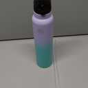 Han's Bottle Sports Water Bottle - 32 Oz, Straw Lid, Leak Proof, Vacuum Insulated Stainless Steel, Double Walled, Thermo Mug,Lilac green