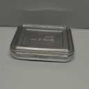 LunchBots Large Cinco Stainless Steel Lunch Container - Five Section Design Holds a Variety of Foods - Metal Bento Box - Dishwasher Safe - Stainless Lid