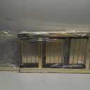 HillhutApex 3 Step Foldable Aluminum Step Ladder with Handgrip, Anti-Slip Pedal, 330 lbs Capacity, Lightweight & Portable for Home, Kitchen, Office, Garage (Gold)