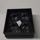 Small 8 oz Brandy, Cognac and Armagnac Tasting Glasses | Set of 4 | Professional Balloon Shaped Snifters for Nosing and Sipping Neat Liquor and Spirits | Crystal Stemless Gift Sniffers