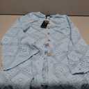 Vafoly Cardigan For Women's Size Small, Blue 