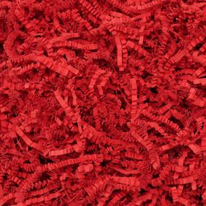 ROSYJUNE 1LB Crinkle Cut Paper Shred Filler, Red Shredded Paper for Gift Baskets Boxes Filling, Birthday Wedding Valentines Day Decoration