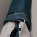 EVER ADVANCED Oversized Folding Rocking Camping Chair, Padded Portable Rocker Chair for Patio, Lawn and Outdoors, Heavy Duty Hard Armchair for Adults Supports 400lbs, Green