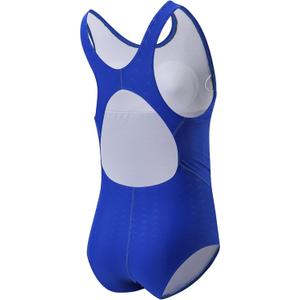 JE Sterguard Girls' Swimwear Swimsuit Kids Bathing Suit One Piece Suits Swim (Blue) Size 14, XL