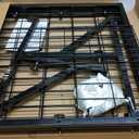 Foldable Grid Wall Panels, Gridwall Panels with Folding Baskets, Tool-Free Assembly and Folding, for Storage and Retail Merchandise Display (Black), 23.62 x 19.68 x 76.37 inches