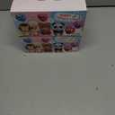 2 x 28 Pack Huggable Animal Valentine Cards + Heart Squishy Balls - 7 Animal Designs (Monkey/Panda/Lion) + 4 Colored Slow-Rebound Hearts, Interactive Valentine Exchange Gifts for Classroom & Party Favors