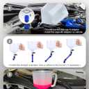 SMART JERRY - Coolant Bleeder Kit, Universal Radiator Burping Funnel, No-Spill Coolant Funnel, Flush Kit