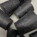21 Pack Solid Rubber Stopper, Black Lab Plug, 000# - 8# Sizes Assortment, 11 Assorted Sizes