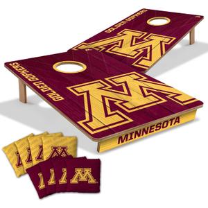 YouTheFan NCAA 2 x 3 Wood Cornhole Game with Logo Bags (Minnesota Golden Gophers)