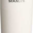 STANLEY Cafe To Go Travel Mug 20 oz | Leakproof Two-Part Drink Through Lid | Tumbler Cup for Coffee, Tea and Drinks | Insulated Stainless Steel Coffee Mug | BPA-Free | Cream Gloss