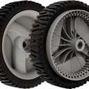 Set of 2 Mower Front Drive Wheels 583719501 for Craftsman Husqvarna 194231X460 401274X460 Oregon 72-344 (Grey)