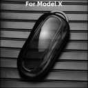 Tesla Key Fob Cover Model 3 Model Y Model S Smart Remote Control Car Key Cases for Tesla Model S 3 Y X Tup Transparent Key Case (Black, Model SModel YModel 3)