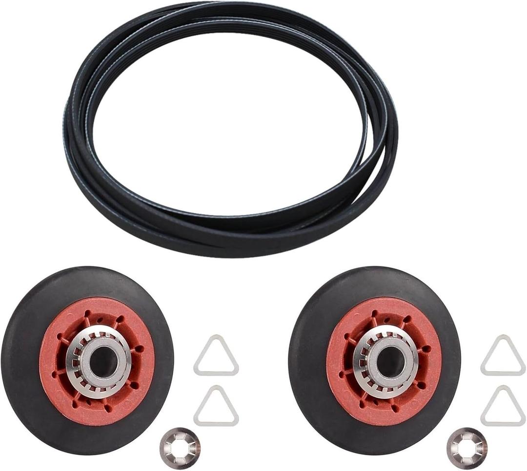 #US Replacement Parts for Kenmore 11066652500 OEM Dryer Drum Rollers - Belt (Fricpart-078298)