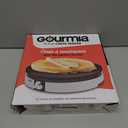 Gourmia 12 Crepe Maker  Nonstick Electric Griddle for Pancakes, Omelets & More, Precise Temp Control with Indicator Lights, Includes Spatula & Batter Spreader, Quick Cleanup, Stainless Steel Trim