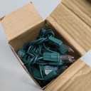 Clear Warm White Christmas Tree Lights - 6.3 ft String of 35 Incandescent Mini Bulbs Multifunctional Lighting Modes, for Decorative, Bedroom, Outdoor, Xmas Twinkle Lights with Green Wire Total 6.6 ft