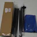 yeload 12FT Blank Feather Flag Kit with Pole Solid Color Feather Flag for Sublimation Business - Portable Aluminum Swooper Flag for Outdoor Advertising (Blue)