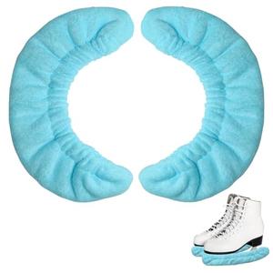 Coolrunner Ice Skate Blade Covers, Sports Blade Cover Skate Blade Protector for Hockey Skates, Figure Skates and Ice Skates (Blue, Medium)