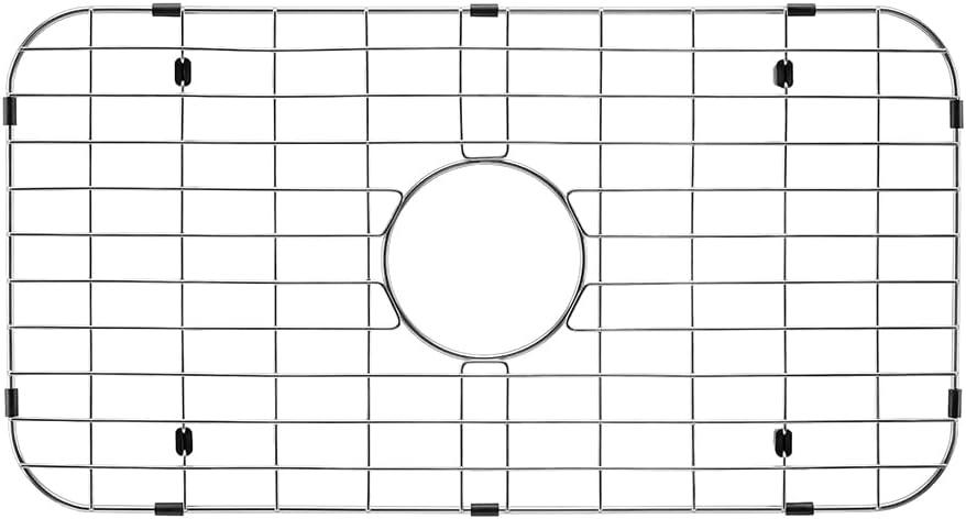 25 x 13 Stainless Steel Kitchen Sink Grid (Polished Chrome)