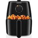 Chefman TurboFry 5-Quart Air Fryer, Integrated 60-Minute Timer for Healthy Cooking, Cook with 80% Less Oil, Adjustable Temperature Control, Nonstick Dishwasher-Safe Basket and Tray, Black