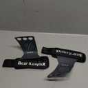 Bear KompleX 2-3 Hole Carbon Hand Grips for Weight Lifting, Cross Training and Gymnastics, Durable Workout Grips with Wrist Wraps, Comfortable Lifting Straps & Workout for Gymnastic Bars (Small)