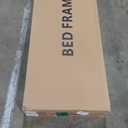 GAOMON Full Size Bed Frame with Headboard & 2 Storage Drawers, Upholstered Full Platform Bed Mattress Foundation with Steel Slats Support, Noise-Free, Easy Assembly & No Box Spring Needed, Grey