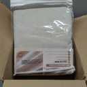 QJmydeco Curtains 100 Inch Length Wide Pleated Blackout Curtain for Sliding Glass Door/Living Room, Farmhouse Natural Linen Thick Boho Bedroom Heavy Insulated Large Window Drapes (100" Wx90 Lx2Panels)