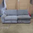 Sectional Sofa, Grey, 87"L x 38"W x 38"H