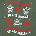 Toddler Boy Girl Christmas Shirt Dancing Santa Claus Long Sleeve T-Shirt Kids Xmas Gift Holiday Song Fall Clothes (5-6 Years, Green)