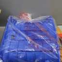 Toddler Swing Set, 3-in-1 Baby Swing Outdoor/Indoor, Toddler Swing&Jumper with Foldable Metal Stand, Baby Swing Outdoor for Aged 6 Months to 10 Years Old (Blue)