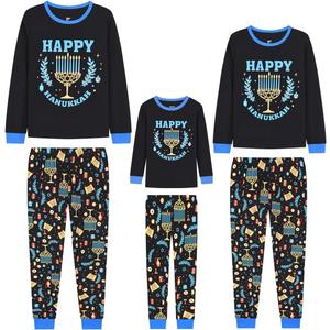 Joyond Family Pajamas For Christmas Halloween Thankgiving Hanukkah 100% Cotton Matching Family Xmas Pjs For Women Men Kids (Large)