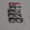 Covoo Go Reading Glasses Blue Light Blocking for Women Men,Spring Hinge Computer Eyeglasses Readers 5 Pcs