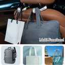 2-Pack Car Hooks  Sparkling Crystal Seat Back Organizers, Strong & Durable Backseat Hangers for Car, SUV & Truck Storage