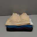 HBselect Nursing Bras for Breastfeeding, Maternity Nursing Sleep Bra Wireless Pregnancy Sleep Bralette 3/5 Pack (Medium, Black/Burgundy/Lake Blue/White/Beige)