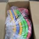 Qaba Caterpillar Tunnel, Toddler Tunnel for Kids Crawl and Climb Through, Kids' Play Structure Indoor Outdoor, 6 Sections, Multicolored