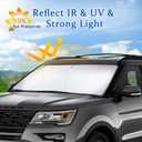 Windshield Sunshade for Toyota RAV4 2019-2025, 240T Windshield Sunshade Blocks UV & Heat Protection Car Front Window Sun Shade for Windshield