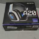ASTRO Gaming A20 Wireless Headset Gen 2 - Compatible with PlayStation 4 & 5 / PC/Mac - White/Blue