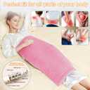 Deepsoon Heating Pad,Electric Heating Pads for Back,Neck,Moist Heating Pad for Abdomen Shoulder Knee Legs,Dry/Moist Heat&Auto Shut Off,Mother's Day Birthday for Men and Women,BabyPink,33x17 Inch